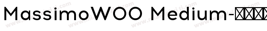 MassimoW00 Medium字体转换